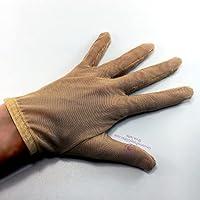 Algopix Similar Product 18 - Nude Stretch Mesh Gloves in Different