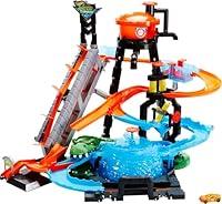 Algopix Similar Product 7 - Hot Wheels City Car Wash and Giant Gator