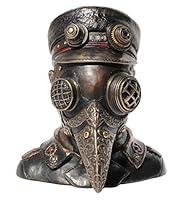 Algopix Similar Product 9 - Steampunk Plague Doctor Bust Trinket