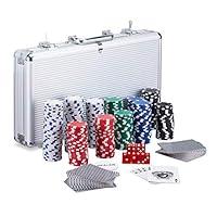 Algopix Similar Product 12 - Relaxdays Poker Case 300 Laser Poker