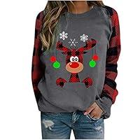 Algopix Similar Product 15 - SALIFUN Christmas Pullover Sweatshirts
