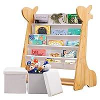 Algopix Similar Product 7 - MallBest Kids Bookshelf 4Tiers