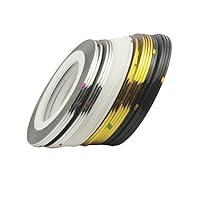 Algopix Similar Product 5 - 24Pcs Mixed Colors Rolls Striping Tape