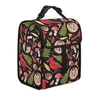 Algopix Similar Product 20 - PUYWTIY Travel Lunch Bags Christmas Red