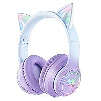 Algopix Similar Product 3 - SIMGAL Bluetooth Cat Ear Headphones for