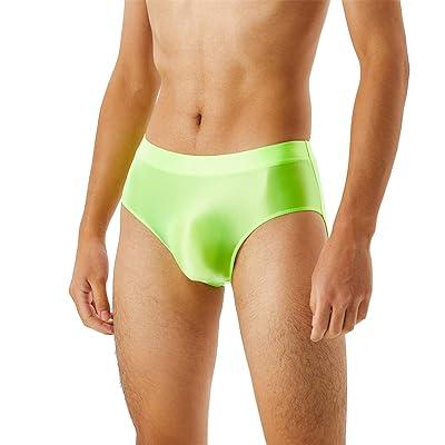 Best Deal for Mens Crotch Seamless Glossy Silky High Elastic Plus Size