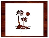 Algopix Similar Product 1 - Palm Trees  Stencil  Multiple Sizes