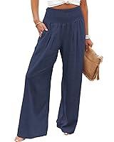 Algopix Similar Product 8 - Womens Spring Summer Linen Pants Cool