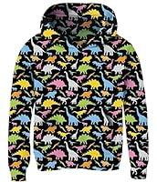 Algopix Similar Product 7 - Teens Cool Dinosaur Pullover Sweater