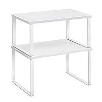 Algopix Similar Product 5 - SONGMICS Cabinet Organizer Shelf Set