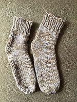 Algopix Similar Product 18 - Hand knit slipper socks clog socks