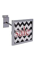Algopix Similar Product 20 - Rectangular Chrome Faceout Sign Holder