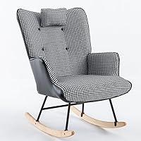 Algopix Similar Product 15 - TURRIDU Modern Glider Rocking Chair