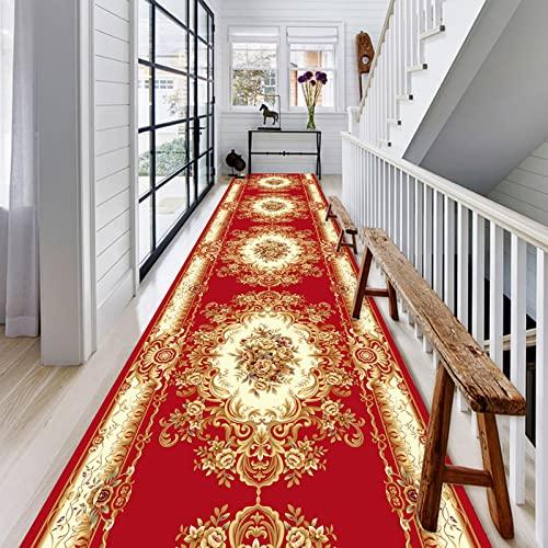 2'X6' Non Slip Vintage Distressed Runner Rugs for Bedroom Washable Entryway  Low