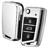 Algopix Similar Product 4 - OATSBASF Car Key Fob Cover VW Key Case