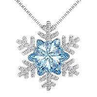Algopix Similar Product 5 - findout Women Snowflake Necklace 925