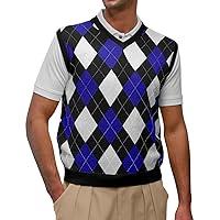 Algopix Similar Product 17 - VNeck Argyle Golf Sweater Vests 