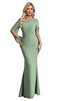 Algopix Similar Product 19 - Geforsp Sage Green Bridesmaid Dresses