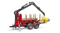 Algopix Similar Product 15 - Bruder Forestry Trailer with Crane