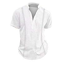 Algopix Similar Product 7 - Mens Henley ShortLong Sleeve TShirt