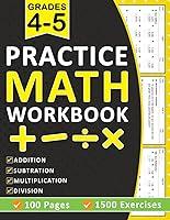 Algopix Similar Product 10 - Math Practice Workbook For Grades 45