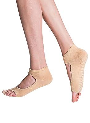 Best Deal for Tucketts Allegro Toeless Non-slip Grip Socks - Cotton Socks