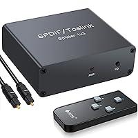 Algopix Similar Product 15 - eSynic 1X3 SPDIF Toslink Optical