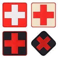 Algopix Similar Product 18 - DFLIFE 4pcs Medic Red Cross Patch