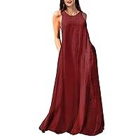 Algopix Similar Product 17 - Rainday Womens Linen Dress Sleeveness
