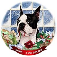 Algopix Similar Product 2 - Boston Terrier Dog Porcelain Hanging
