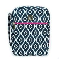 Algopix Similar Product 4 - Mary Square 105x8x25 Navy Ikat
