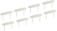 Algopix Similar Product 13 - Clara Clark® Bed Skirt Pins, 8 Pieces