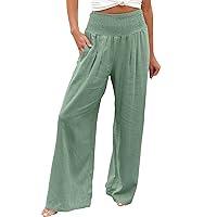 Algopix Similar Product 3 - Deals 2023 Linen Pants Women Summer