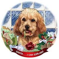 Algopix Similar Product 20 - Cockapoo Buff Dog Porcelain Hanging
