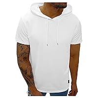 Algopix Similar Product 17 - Mens Short Sleeve SweatshirtSolid