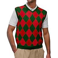 Algopix Similar Product 2 - VNeck Argyle Golf Sweater Vests 
