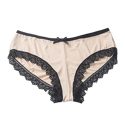 Best Deal for YOUMETO Lace Low Waisted Ladies Panties Sexy Silk Underwear