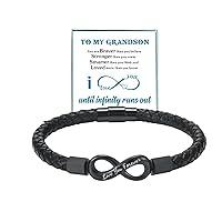 Algopix Similar Product 11 - Coolvy To My Grandson Bracelet from