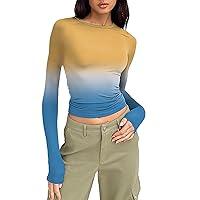 Algopix Similar Product 18 - Long Sleeve Shirts for Women Going Out