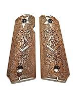 Algopix Similar Product 20 - Walnut Masonic COMPACT 1911 Grips