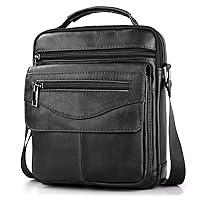 Algopix Similar Product 2 - COSCOOA Shoulder Bag for Men Leather