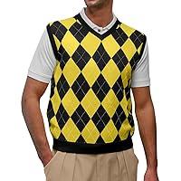 Algopix Similar Product 10 - VNeck Argyle Golf Sweater Vests 
