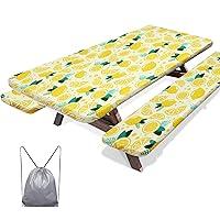 Algopix Similar Product 1 - MHJY Picnic Table Cover with Bench