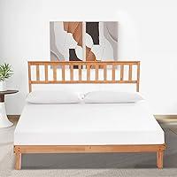 Algopix Similar Product 18 - DELAVIN Solid Wood Bed Frame King Bed