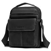 Algopix Similar Product 15 - COSCOOA Shoulder Bag for Men Leather
