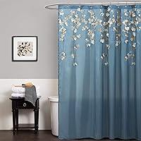 Algopix Similar Product 1 - Lush Decor Flower Drops Shower Curtain