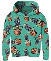 Algopix Similar Product 12 - Green Pineapple Sweatshirt for Kids