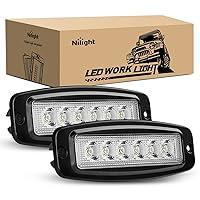 Algopix Similar Product 13 - Nilight LED Pods Flush Mount 2Pcs 18W
