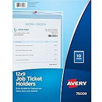 Algopix Similar Product 3 - Avery Job Ticket Holders Heavy Gauge