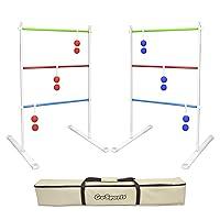 Algopix Similar Product 15 - GoSports Premium Metal Ladder Toss Game